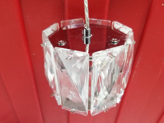 Elegant Chrome and Crystal 9-Bulb Multi-Light Pendant – STUNNING in Indoor Lighting & Fans in Markham / York Region - Image 3