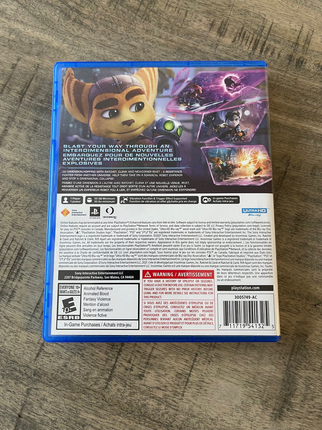 Ratchet & Clank: Rift Apart in Sony Playstation 5 in Bathurst - Image 2