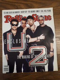 Magazine Rolling Stone novembre 1991 U2 Nirvana