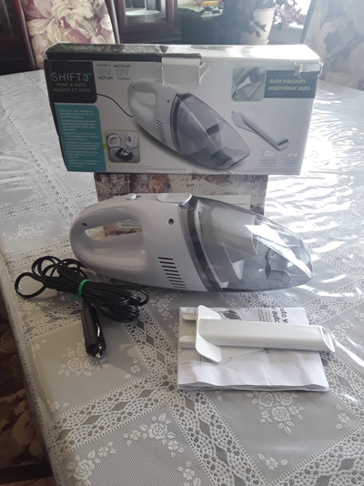 Shift 3 Auto Vacuum, never used. 12 Volt with 7-foot power cord that plugs into lighter outlet. $15....
