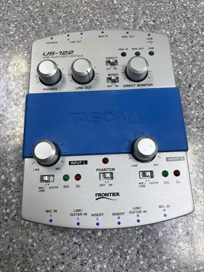 Tascam US-122 USB 2 Channel Audio interface, View more