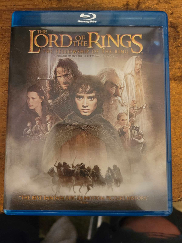 The Lord Of The Rings:The Fellowship Of The Ring Blu-ray in CDs, DVDs & Blu-ray in Chatham-Kent