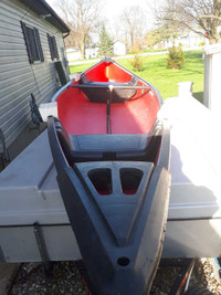 Coleman 15canoe two life jackets two padles $550