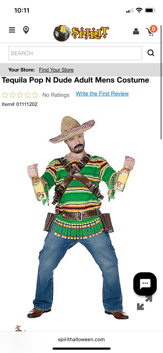 Brand New Tequilla Popping Dude Costume in Costumes in Oakville / Halton Region