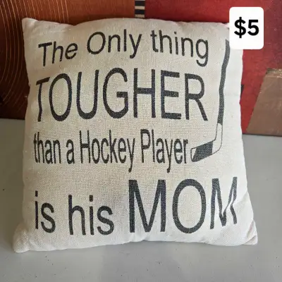 Hockey Mom Accent Pillow, View more