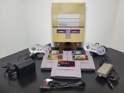 SUPER NINTENDO Game & Console Bundle Authentic Tested & Working, View more