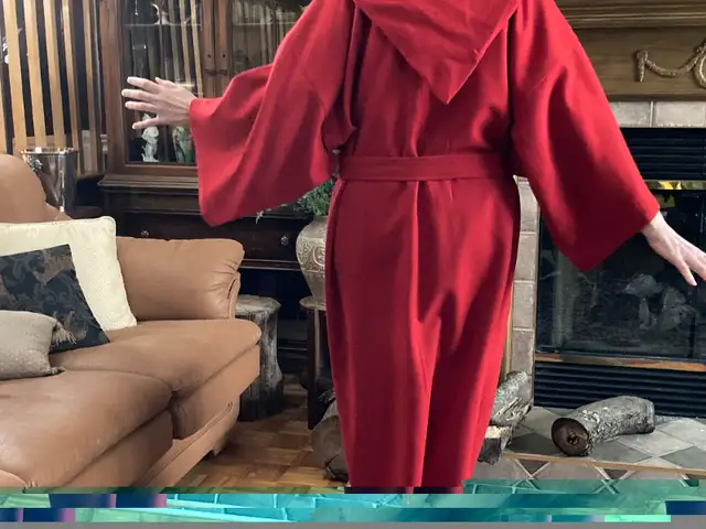 MANTEAU FEMME ROUGE LAINE - GENRE KIMONO KENZO PARIS in Women's - Tops & Outerwear in Longueuil / South Shore - Image 7