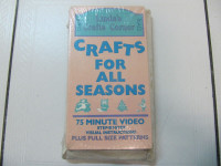 Linda's Crafts Corner Crafts 4 All Seasons VHS & Patterns 1980s