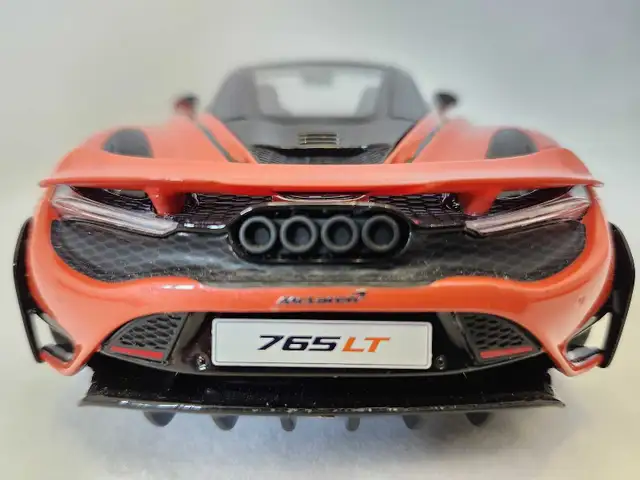 McLaren 765 LT Orange 1:18 Resin GT Spirit GT327 Z Models in Arts & Collectibles in Kawartha Lakes - Image 7