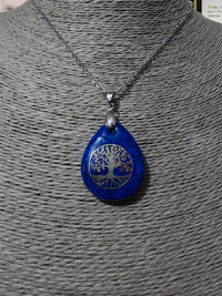 Amethyst lapis lazuli necklaces
