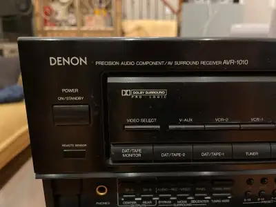 Model AVR-1010 Works great, sound is awesome with MM phono input Audition is available Made in Japan