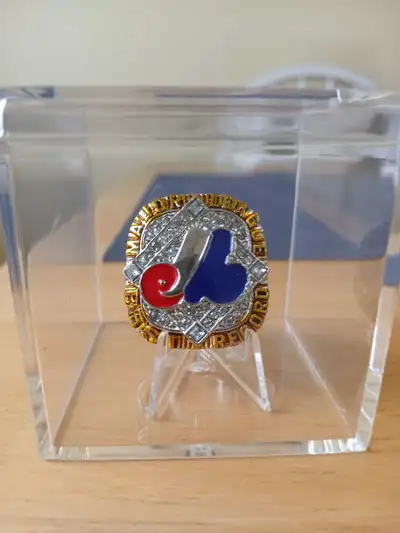 MONTREAL EXPOS BEST RECORD REPLICA RING , View more