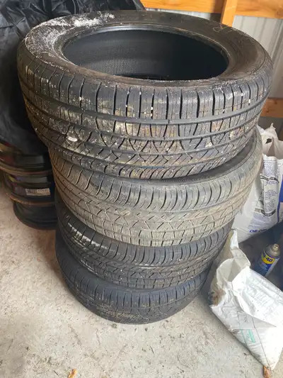 x4 motomaster 215/55/r17 tires-$400 obo x2 motomaster 225/50/r17 tires-$100 obo X1 Blackhawk 225/50/...