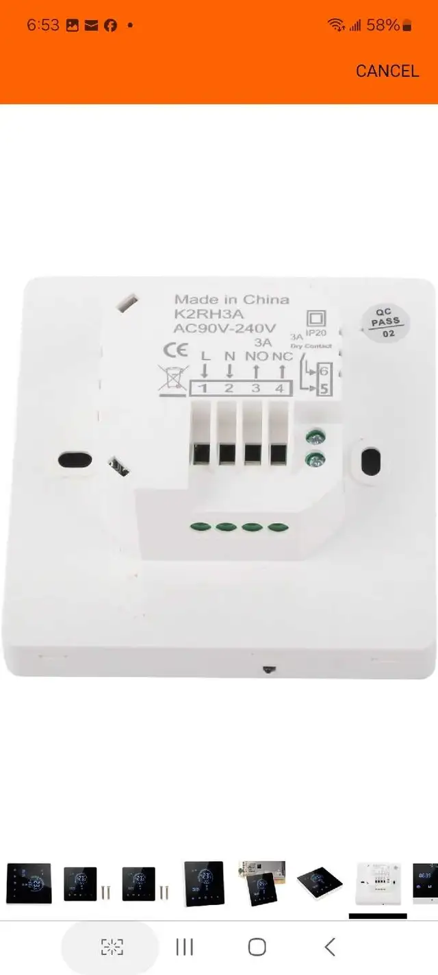 Maximum Temperature Controller Setting LCD Digital Remote APP Co449046374358067204