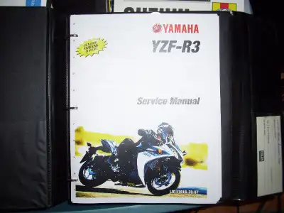 Genuine Yamaha R3 service manual for sale the best service and repair manual available 500 pages $75...