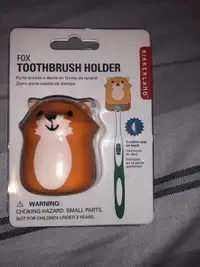 Fox toothbrush holder/Porte brosse à dents