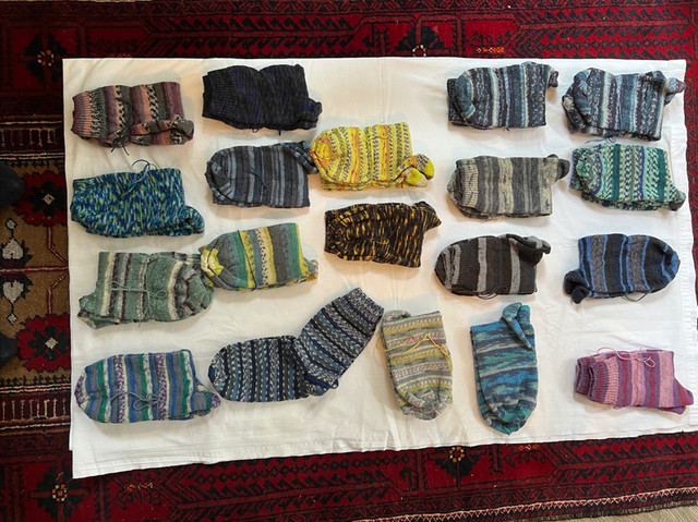 ‘Hand Knit Socks’ Made by Great-Grandmother in Austria in Men's in Kitchener / Waterloo