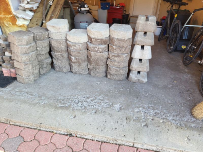 Free Paving Stones and Patio Deck Blocks Decks & Fences Ottawa Kijiji