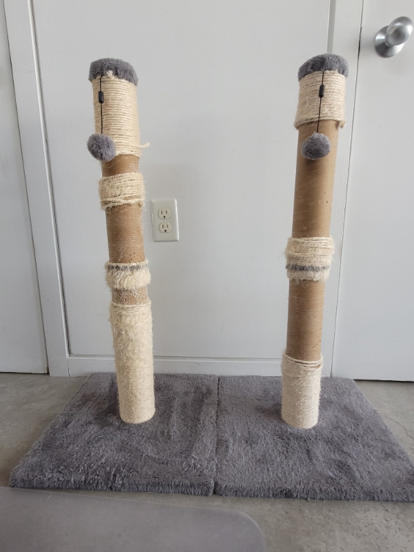 Cat scratching posts - size medium - two left 16"x16"x32 in Accessories in City of Halifax