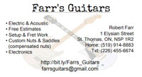 Farr’s Guitar Service