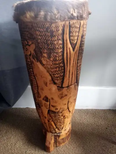 Vintage African Drum., View more