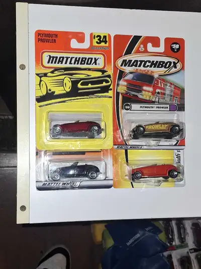 Plymouth Prowler Matchbox lot of 4 variations, View more