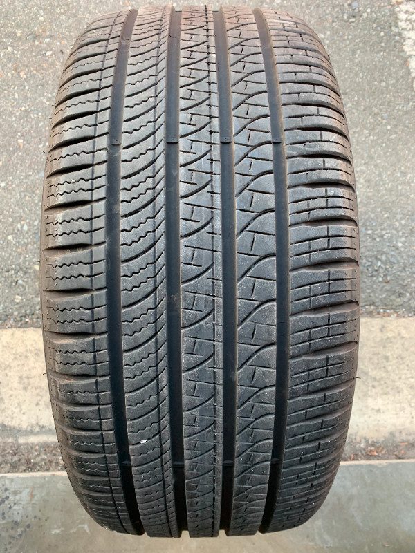 1 X single 245/40/19 94W M+S Pirelli Pzero all Season with 80% in Tires & Rims in Delta/Surrey/Langley