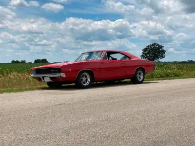 1968 Dodge Charger. 2 door Hardtop, 318 V8, 904 Automatic Transmission, 8-3/4 rear, Power Steering a...
