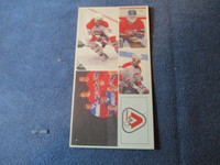 VACHON SUPER SERIES LES CANADIENS STICKERS-3 CARDS-1988-RARE!