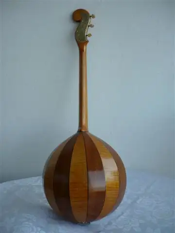 Alto size domra for sale, historical. Made by Petr Vasilievitch Ogloblinii, St. Peterburg 1899, seri...