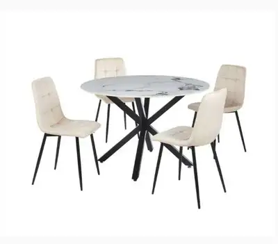 Branded New Dining Table with 4 Chairs, View more