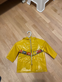 Vintage vinyl raincoat size 2