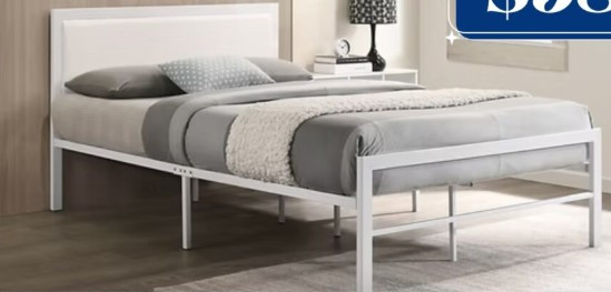 Double Bed Metal Frame with Head Board in Beds & Mattresses in Mississauga / Peel Region