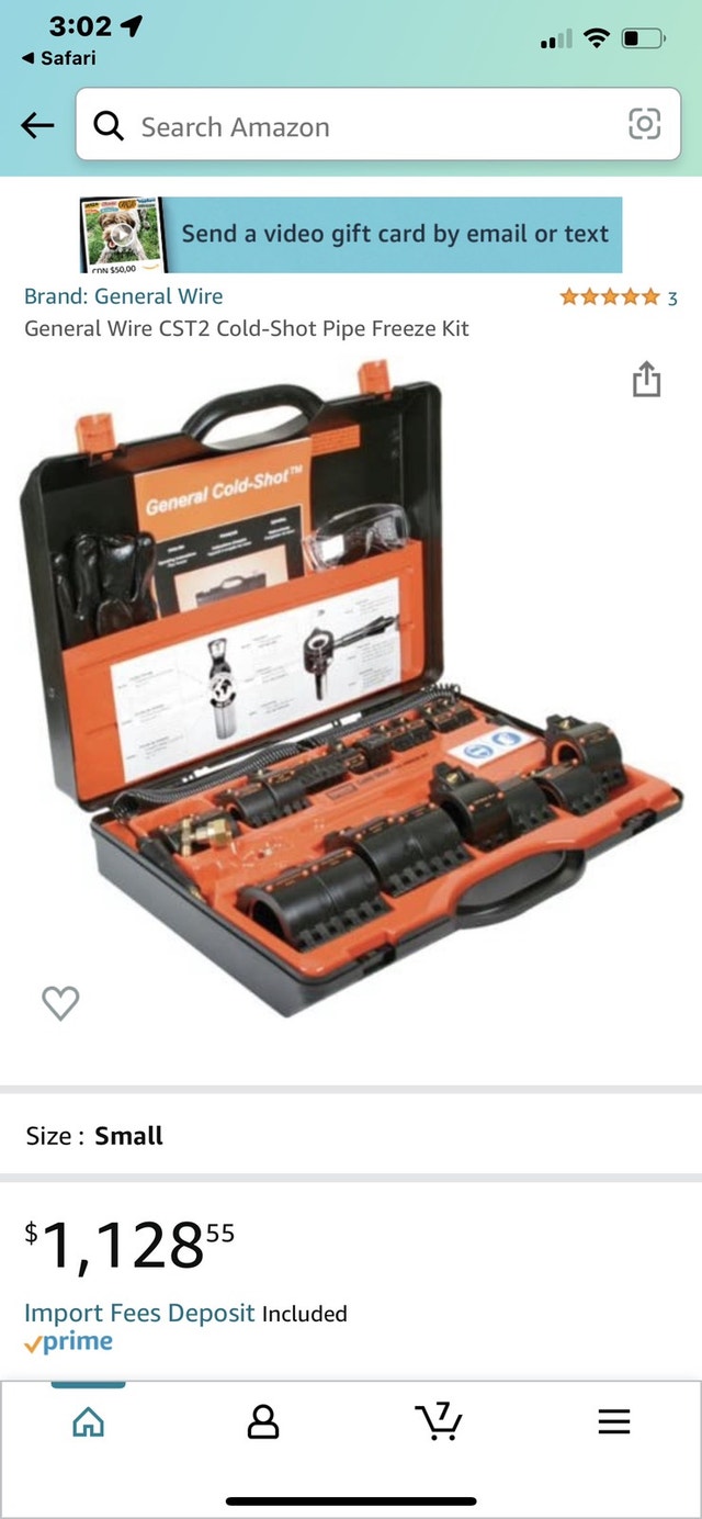 New General pipe wire and General pipe cleaner drain snake on Power