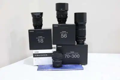 XF 18mm 56mm 70-300mm 10-18mm Fujifilm Fuji Fujinon Lens X, View more