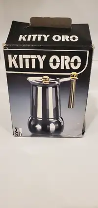 Coffee maker gb Kitty oro 2 Cups stainless steel 18/10 moka pot 
