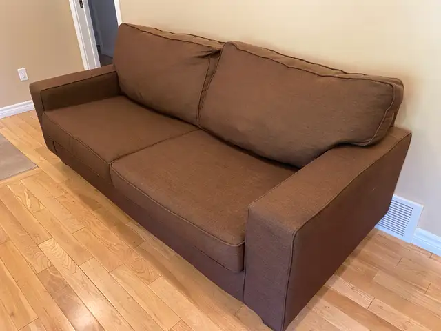 Chocolate Fabric 3 Seater Sofa (CAN DELIVER)63749433929985123