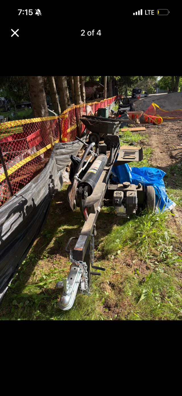 Log splitter for rent