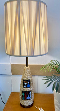 Mid Century Modern Lamp great with Teak 