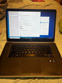 Dell XPS 15 laptop - intel i5 2.6Ghz , 8 GB ram , 256SSD
