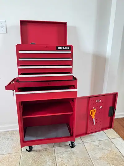 New 5-Drawer Rolling Tool Chest Cabinet, View more
