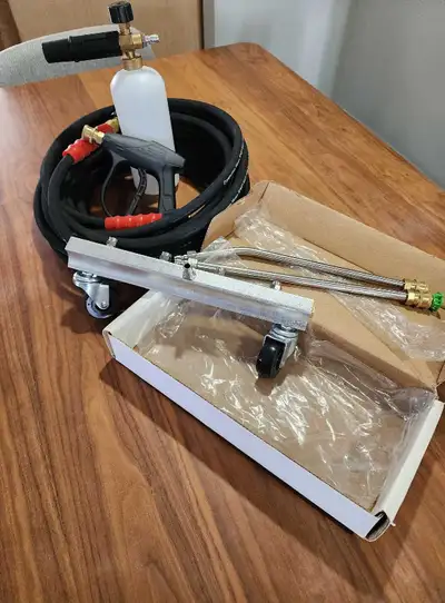 Undercarriage Pressure Washer Car Detailing Power Broom,Snow Foam Cannon Lance Gun,Heavy-duty Hose.....