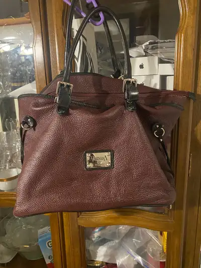 Valentina Italia Leather Tote Bag, View more