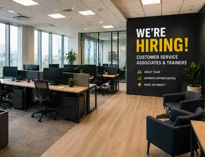 Now Hiring: Customer Service Associates & Trainers (Full-Time / , View more