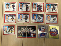 Lot of 15 1988-89 Panini New York Islanders hockey stickers