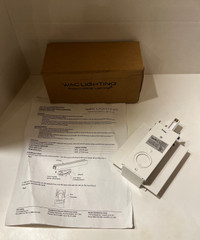 WAC Lighting WEDL-RTL-WT W Track Recessed Live End Connector