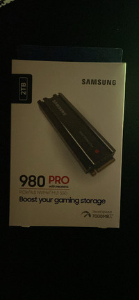 Samsung Electronics 980 PRO SSD with Heatsink 2TB PCIe Gen 4 NVM