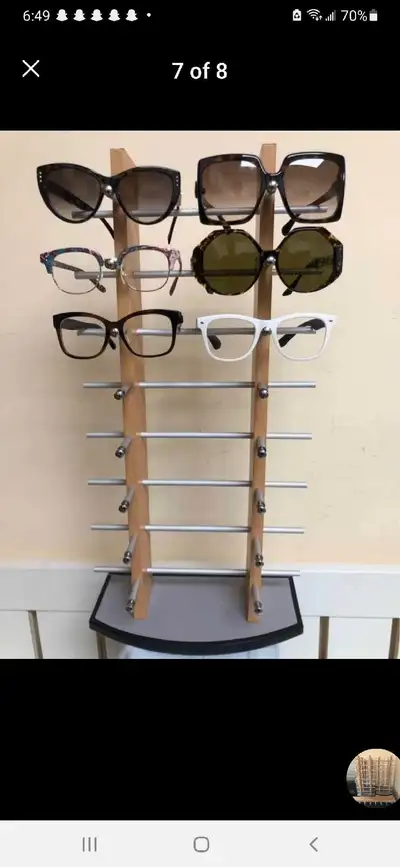Assorted display stores equipment, fixtures, shelves, checkout counters , garment racks,mannequins,...