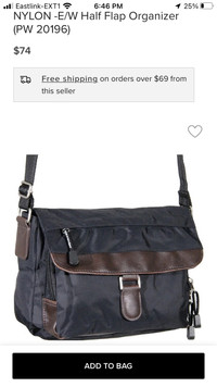 Derek Alexander Bag with Matching Leather wallet 