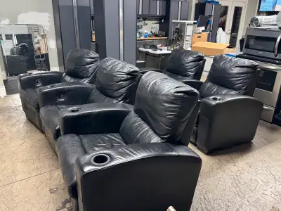 Home Theater seating with recliners , View more